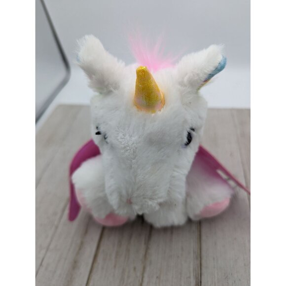 Mattel Barbie Pets Unicorn Plush 7" White Pink Stuffed Animal Toy Just Play 2020 - Picture 2 of 6